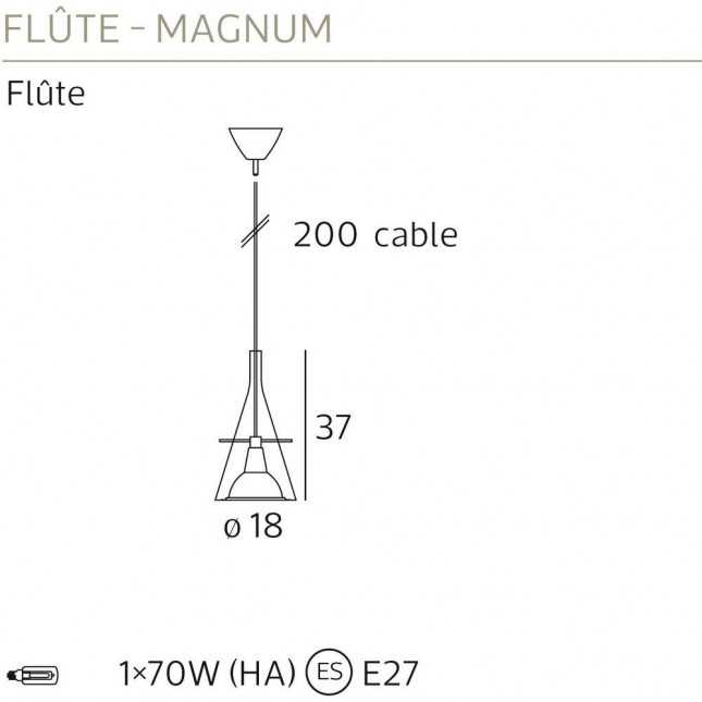 FLÛTE MAGNUM DE FONTANA ARTE