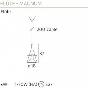 FLÛTE MAGNUM BY FONTANA ARTE