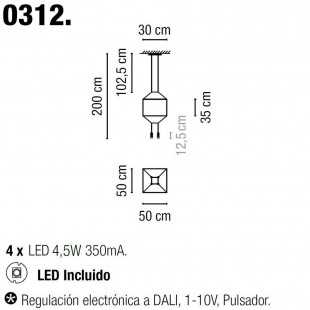 WIREFLOW 4 LEDS OF VIBIA