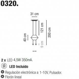 WIREFLOW LINEAL 2 LEDS BY VIBIA