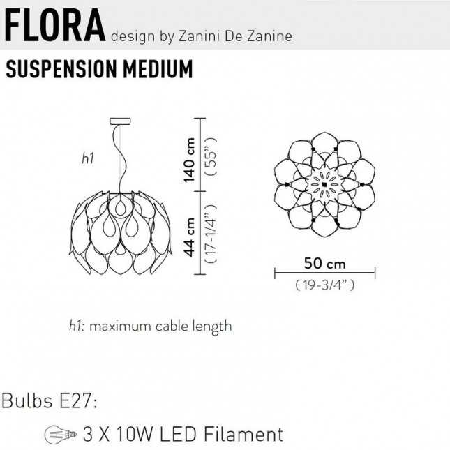 FLORA GOLD / SILVER / COPPER / PEWTER BY SLAMP
