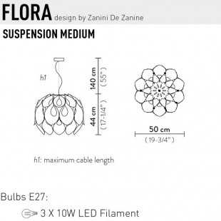 FLORA GOLD / SILVER / COPPER / PEWTER BY SLAMP