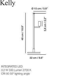 KELLY TABLE LAMP BY CARPYEN