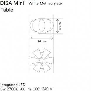 DISA MINI MESA METACRILATO DE TUNDS